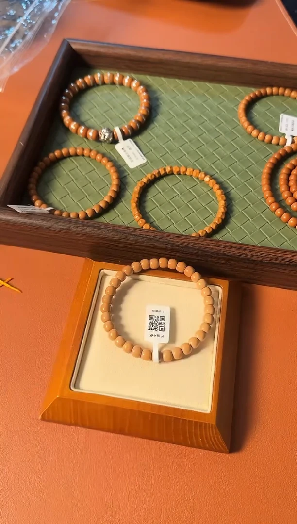 手串橄榄核【168】6.9mm清水老型单圈