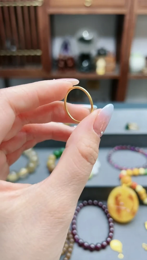 【闪购商品】18K金戒指/指环18k金戒指20号*1 ZX