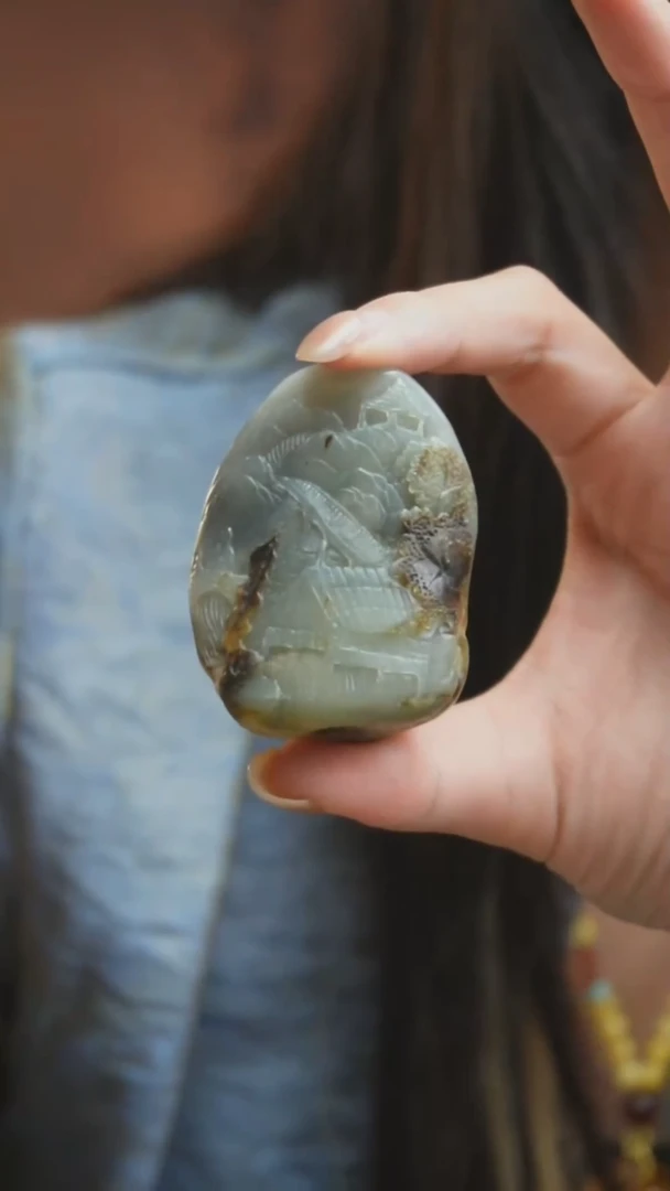 未镶嵌和田玉把件蔚****来H23