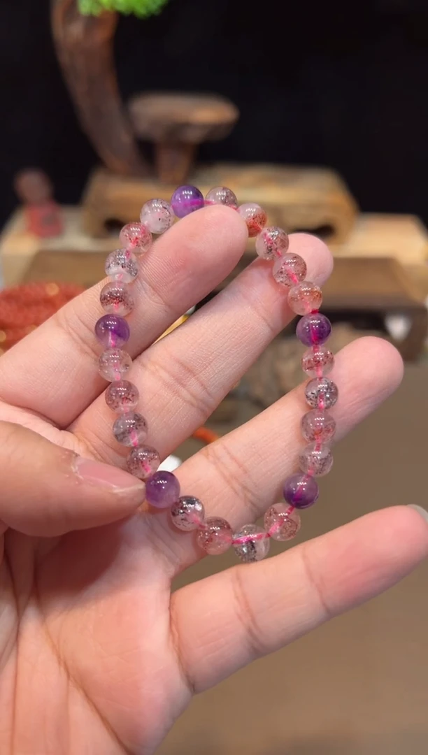 【闪购商品】水晶手链未镶嵌7mm+手饰@@5720