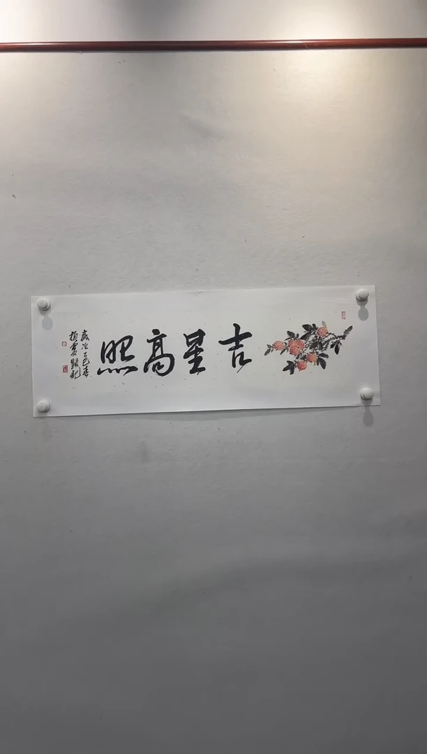 书法A-付-振宝老师2平尺国画书法—吉星高照