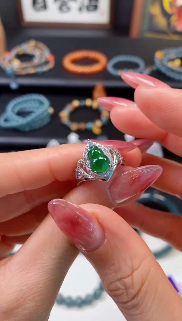 【闪购商品】翡翠颈饰银S925镶嵌0548568262