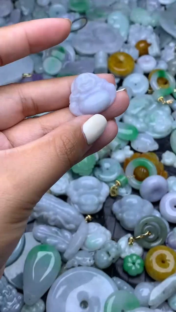 翡翠未镶嵌颈饰天然缅甸翡翠吊坠