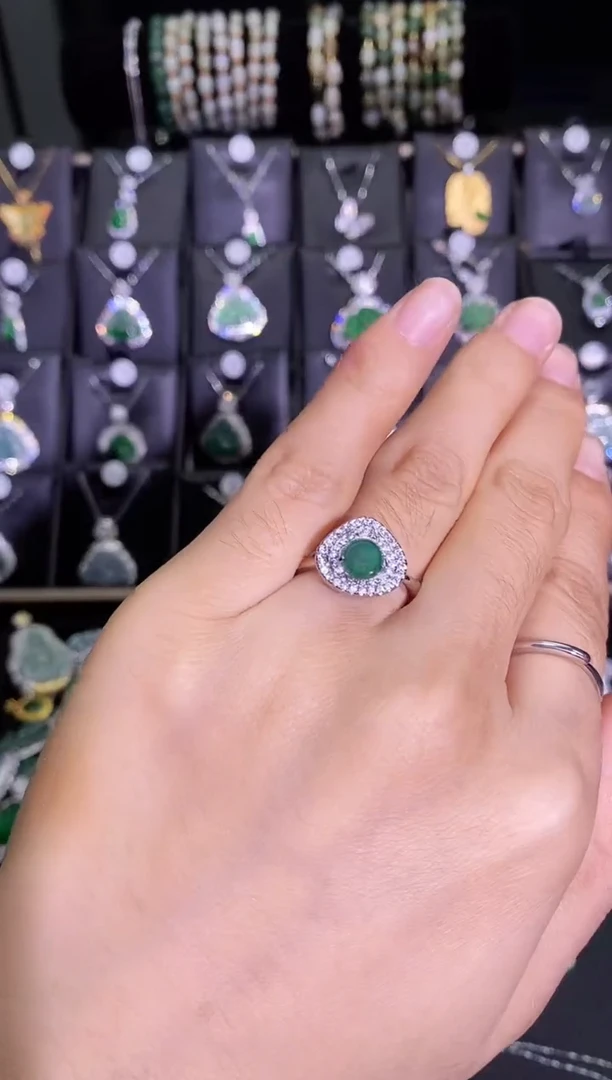 【闪购商品】翡翠戒指未镶嵌无事牌戒指