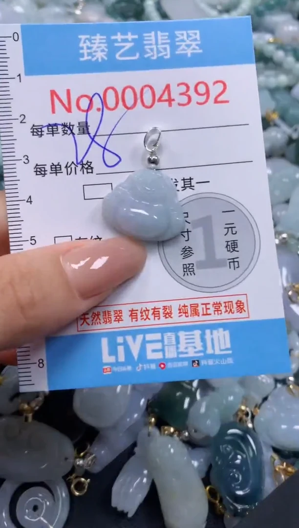 颈饰未镶嵌翡翠4392