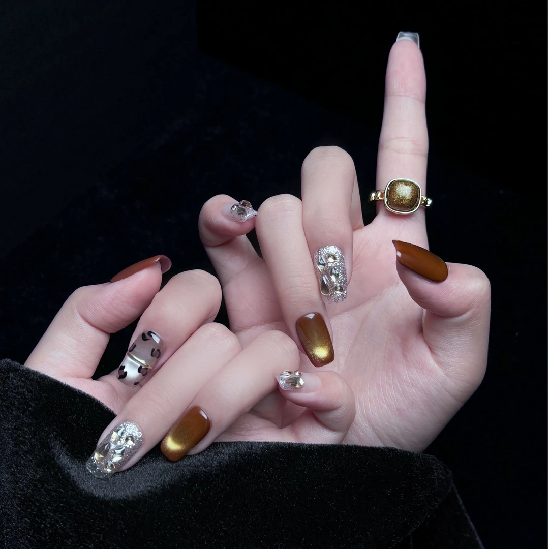 YGY【暴富美】纯手工原创美甲穿戴甲甲片百搭精致显白高级日常