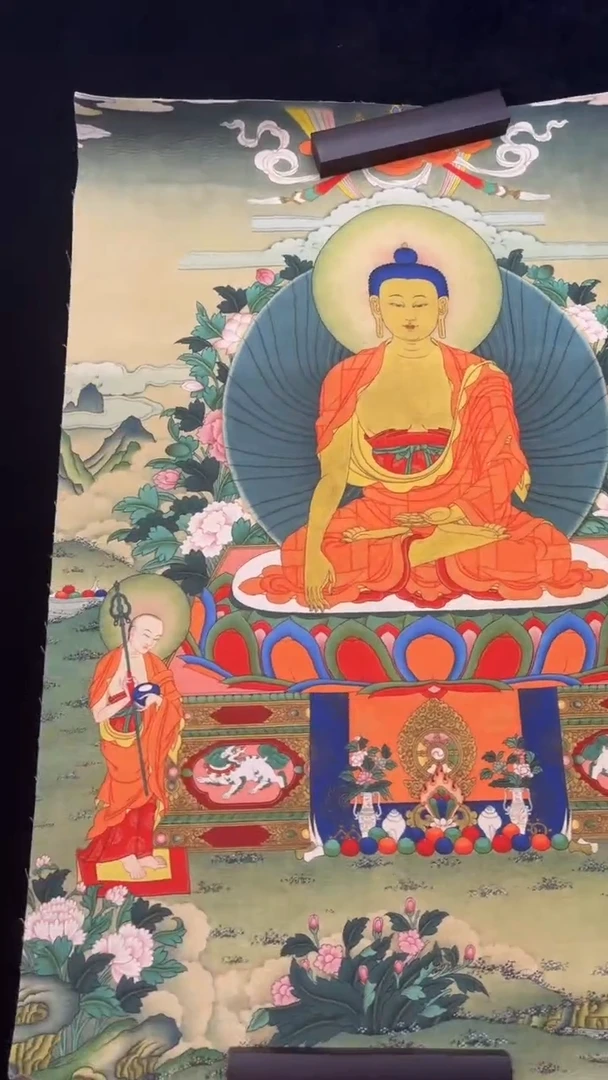 装裱画唐卡藏艺阁精美绘画作品TK16081