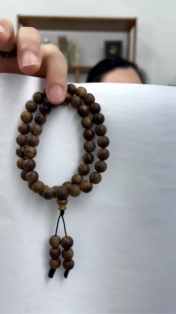 手串沉香绿棋楠0.9双圈18克多样性发一