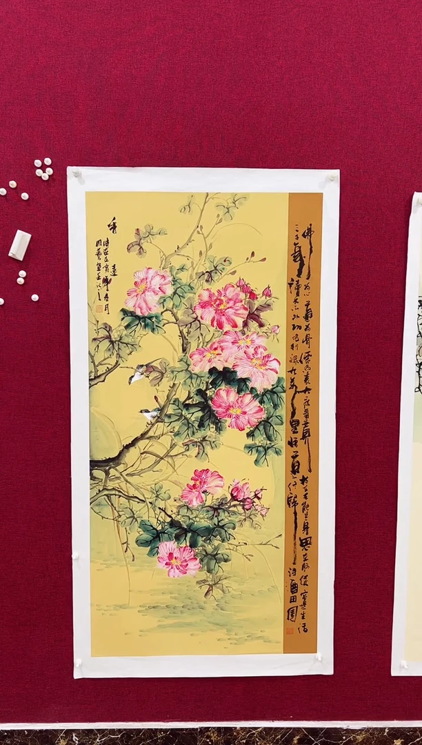 国画焱*周艺花鸟国画作品