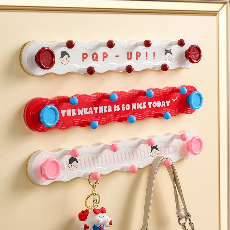 复古吸盘门后挂钩免打孔承重入户门后挂衣架排式吊钩挂钩粘钩超强