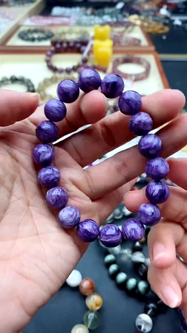 【闪购商品】查罗石（紫龙晶）手绳未镶嵌紫龙晶