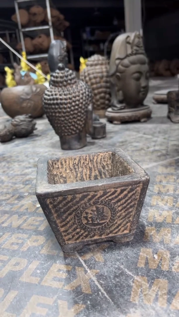 陶土【火山泥】日进斗金盆
