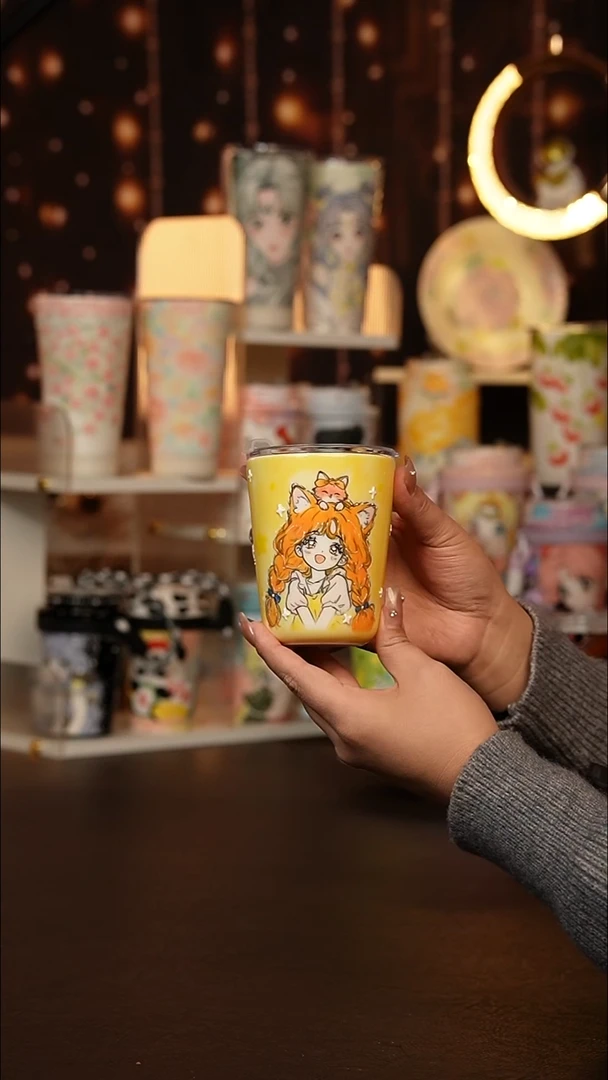 (玉泥）景德镇手工手绘文创陶瓷杯