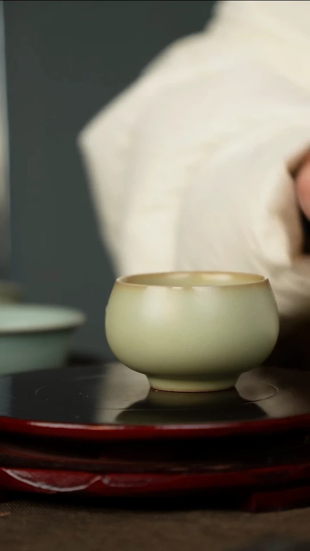 全品 粉青 禅定杯