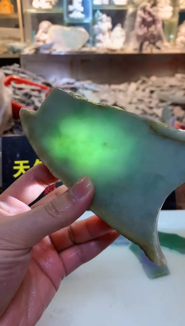 裸石翡翠0朗0翡翠珠宝420