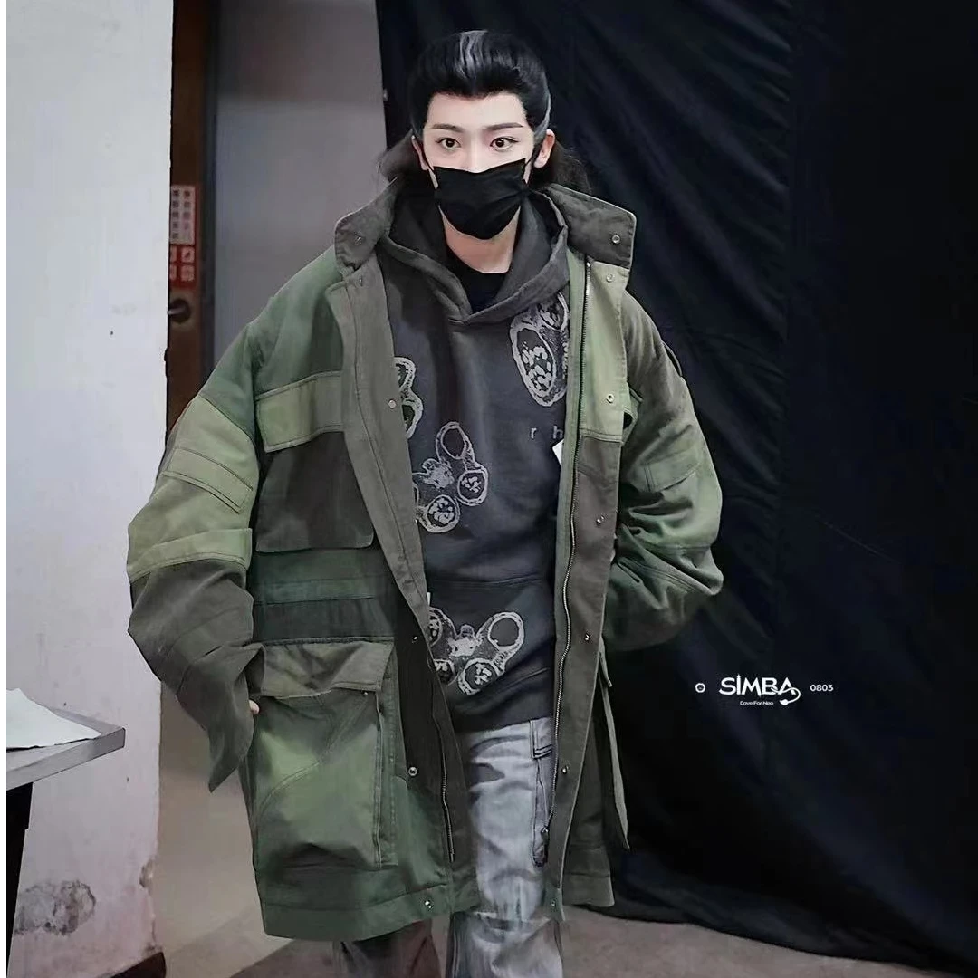 RHIME USA 23FW Floralien 洗旧花斑飞船休闲运动套装