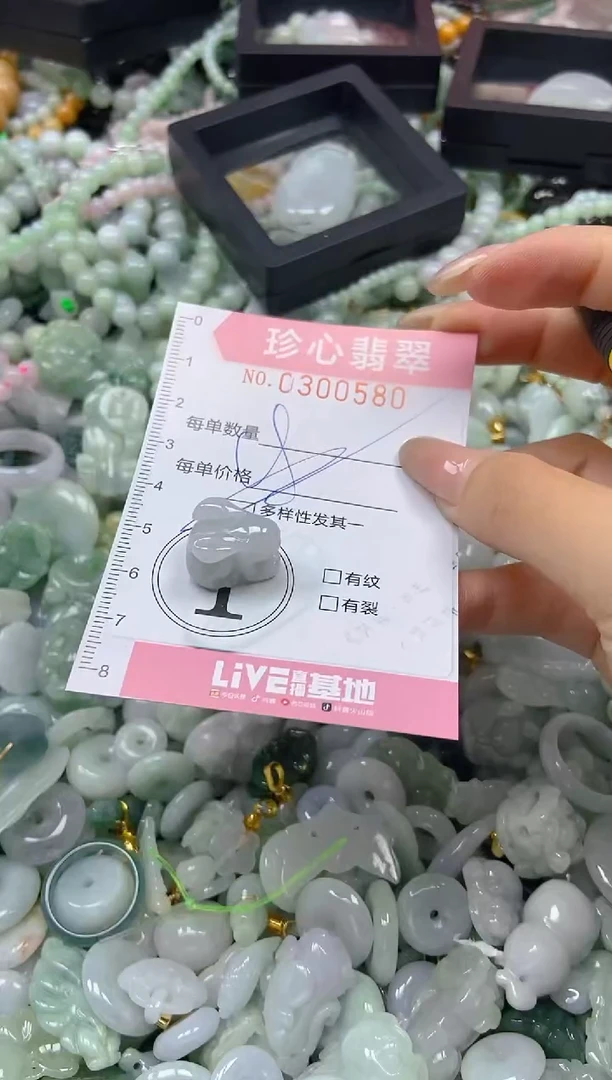 翡翠未镶嵌颈饰闪购0300580多样性发其一