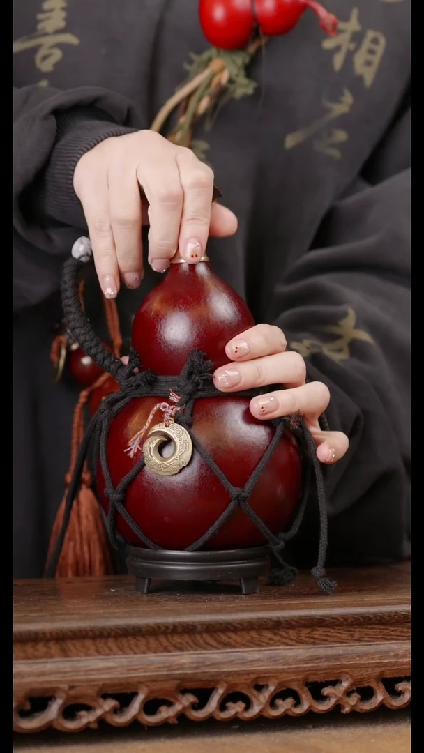 149号精品天然大漆酒葫芦一物一拍~