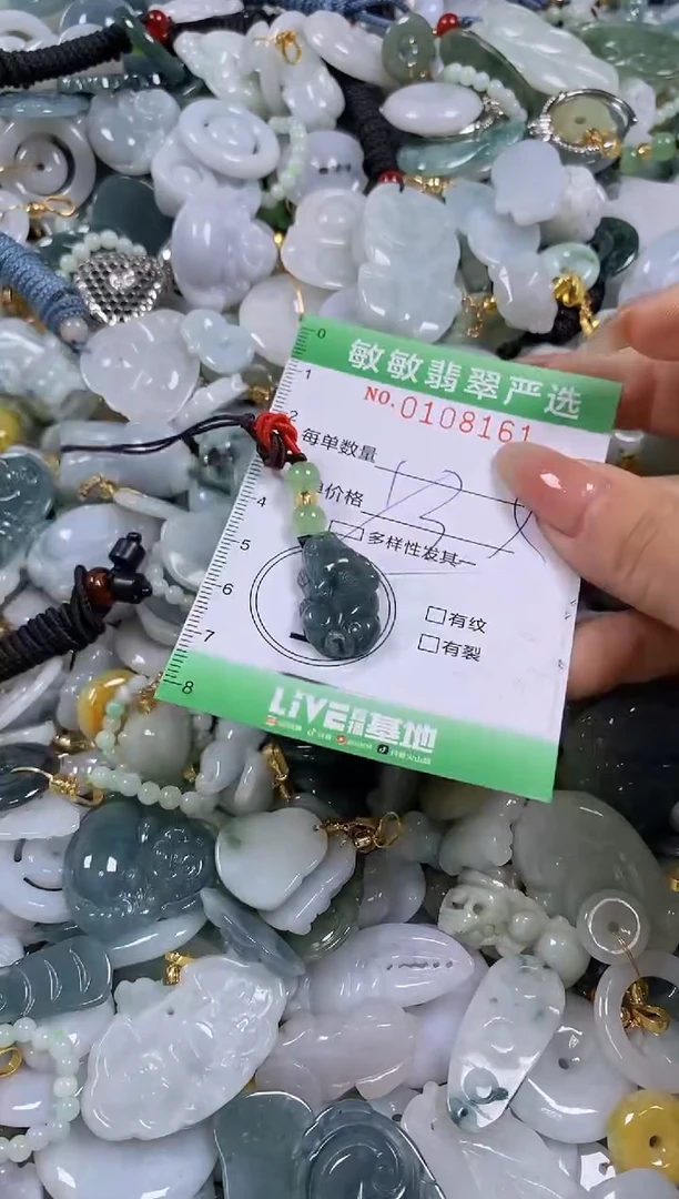 【闪购商品】翡翠颈饰未镶嵌闪购0108161多样性发其一