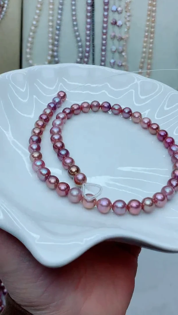 颈饰未镶嵌淡水珍珠最****y多样性发其一【非无瑕】不做扣