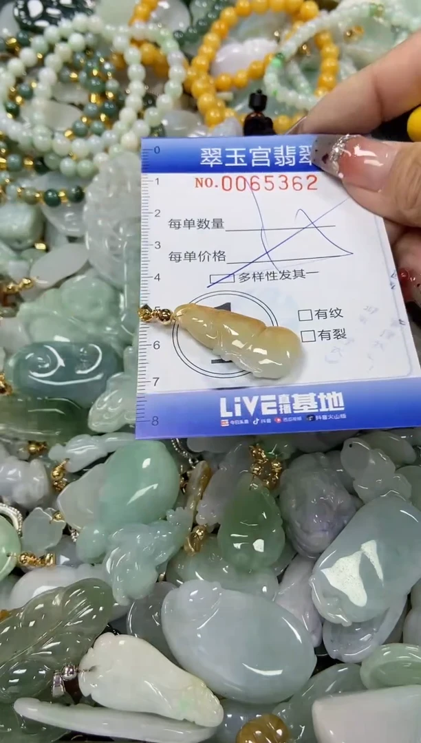 【闪购商品】翡翠颈饰未镶嵌闪购0065362多样性发其一