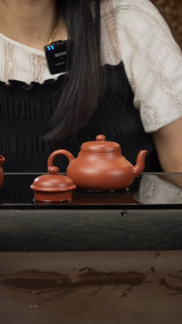 茶壶紫砂08，君德，朱泥，130cc