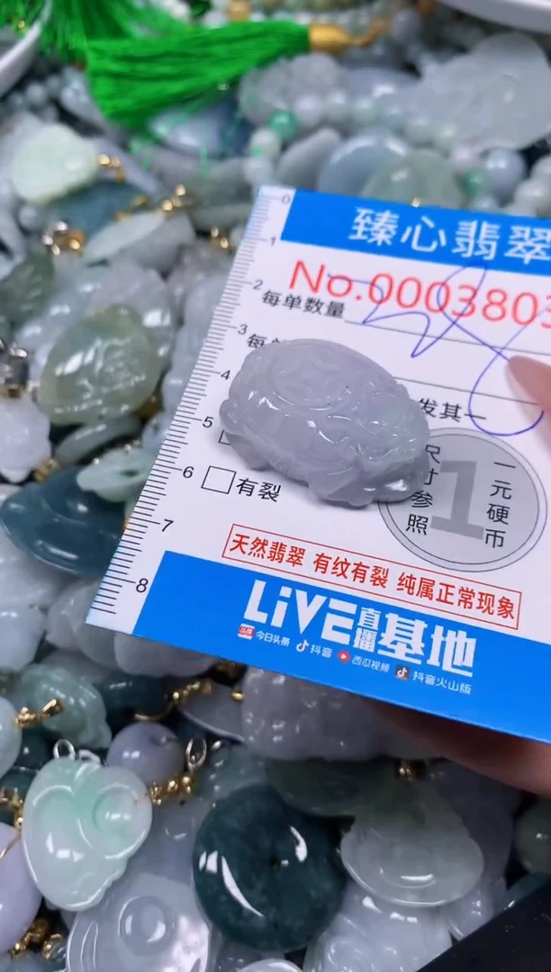 【闪购商品】翡翠颈饰未镶嵌含绳0003803