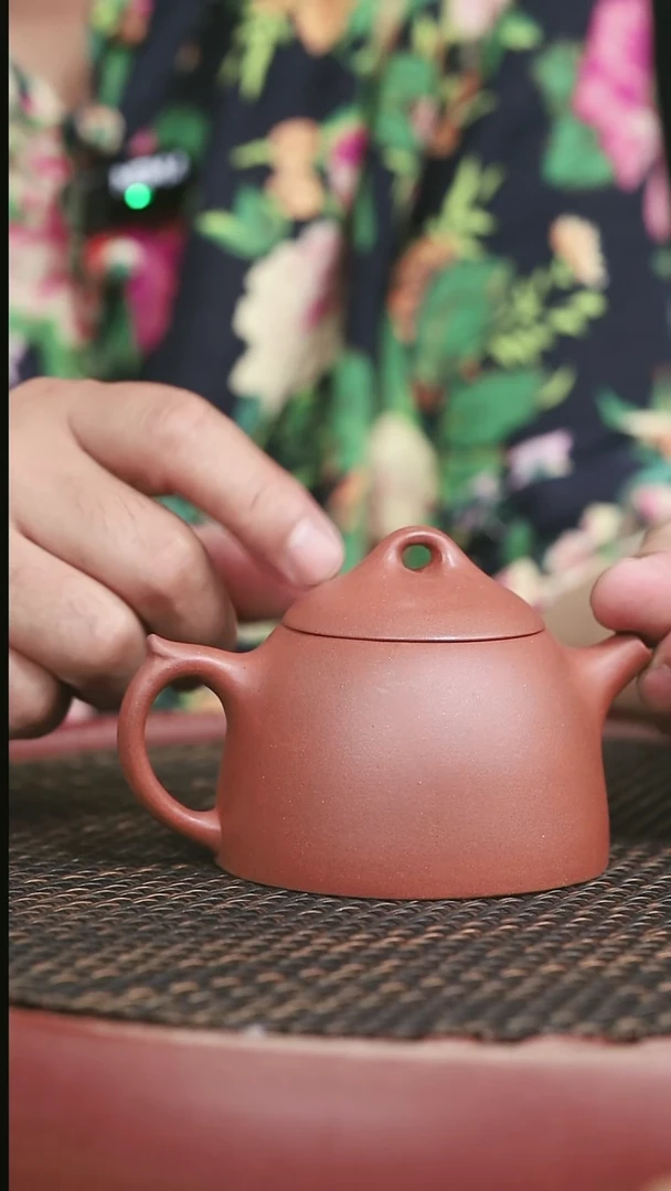 茶壶紫砂1号老红泥秦权170C////////