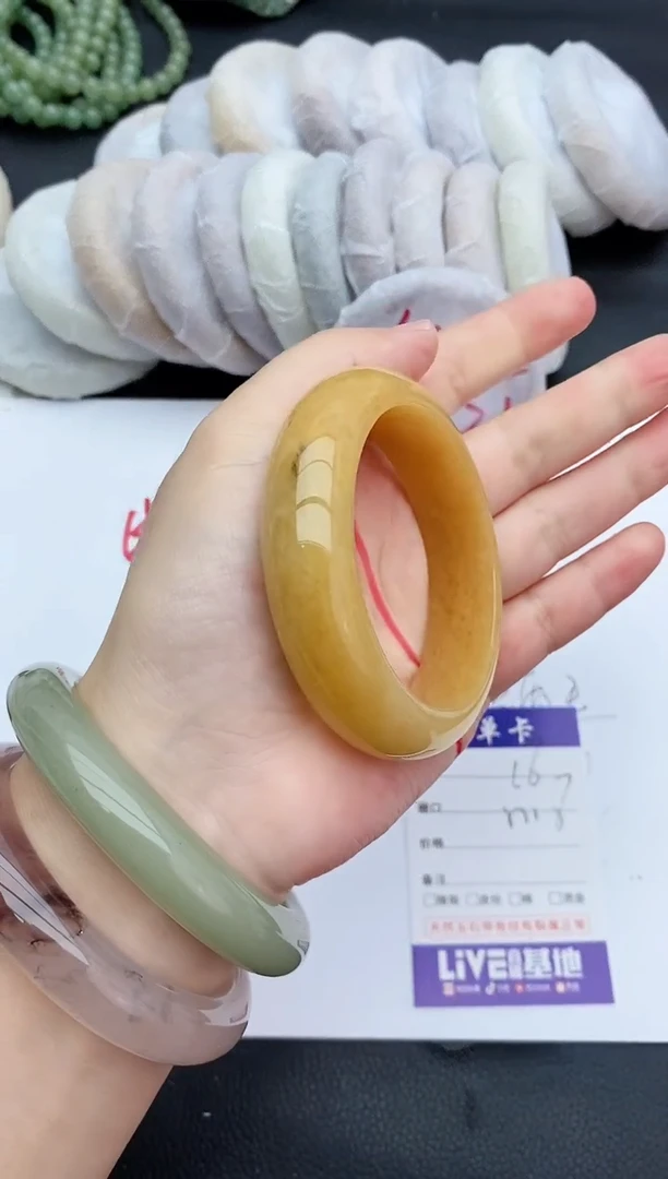 未镶嵌手镯石英质玉16+55/56