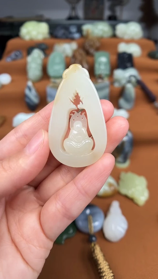 【闪购商品】和田玉颈饰未镶嵌悟道