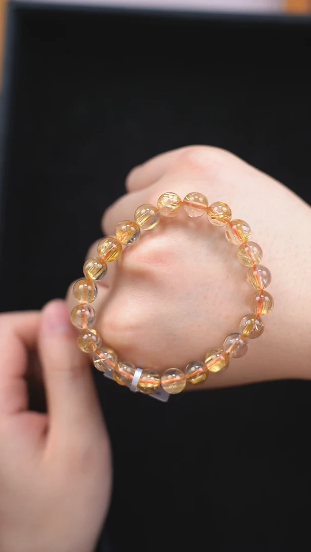 【闪购商品】发晶手链未镶嵌d188 发晶手链8mm+