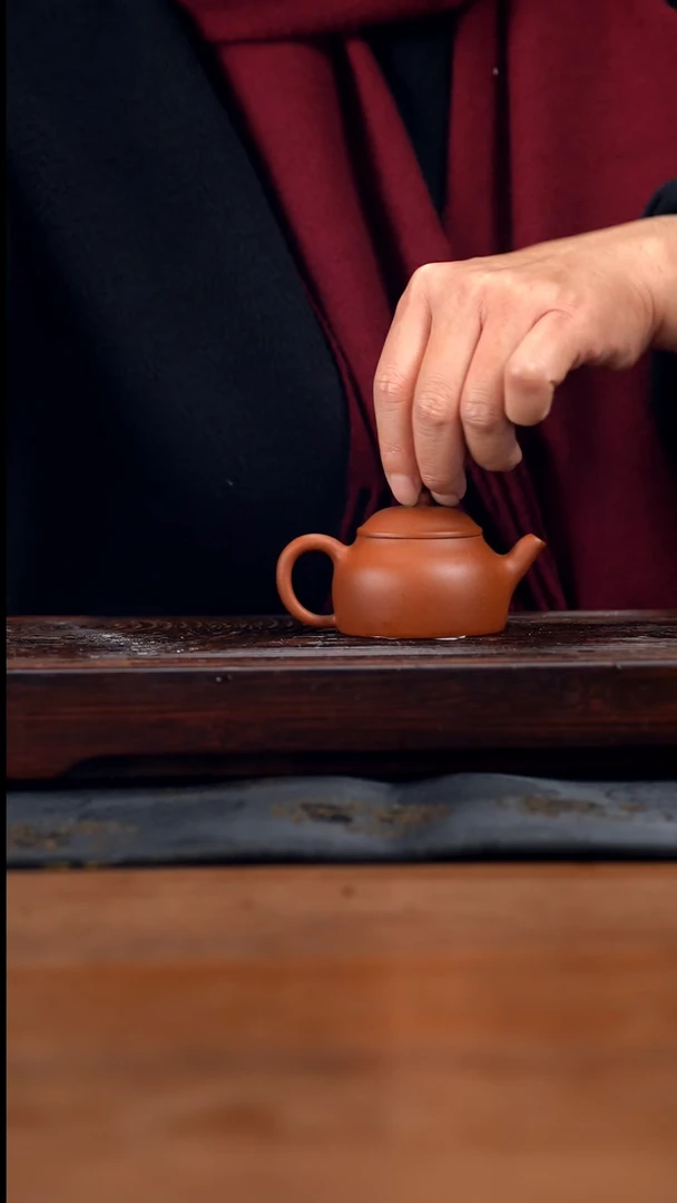 【闪购商品】紫砂茶壶80cc黄龙山原矿红泥大泉五十3