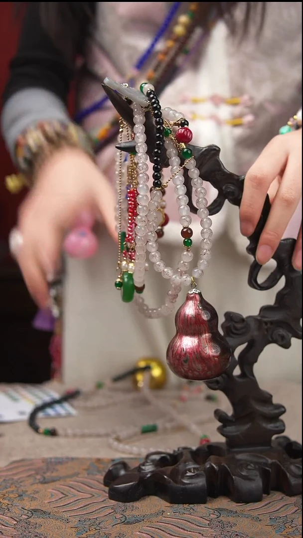 066玖澄文创漆艺葫芦国风配饰葫芦系列