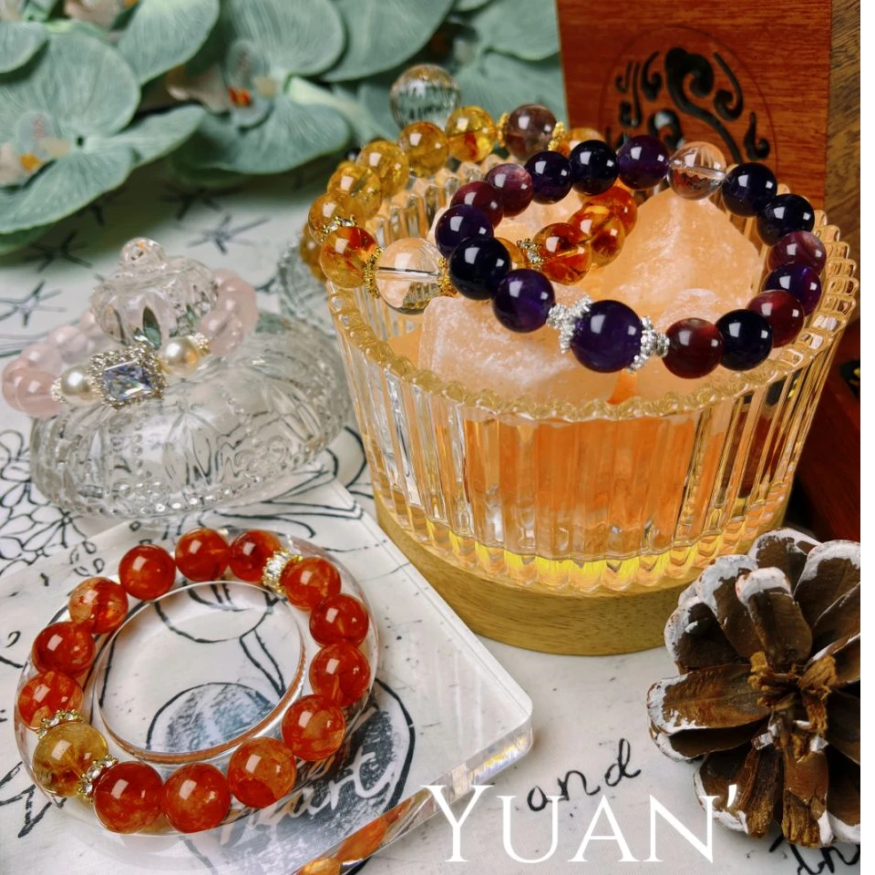 【Yuan'所愿水晶】天然水晶手串女款手链手钏简约时尚百搭高级感女