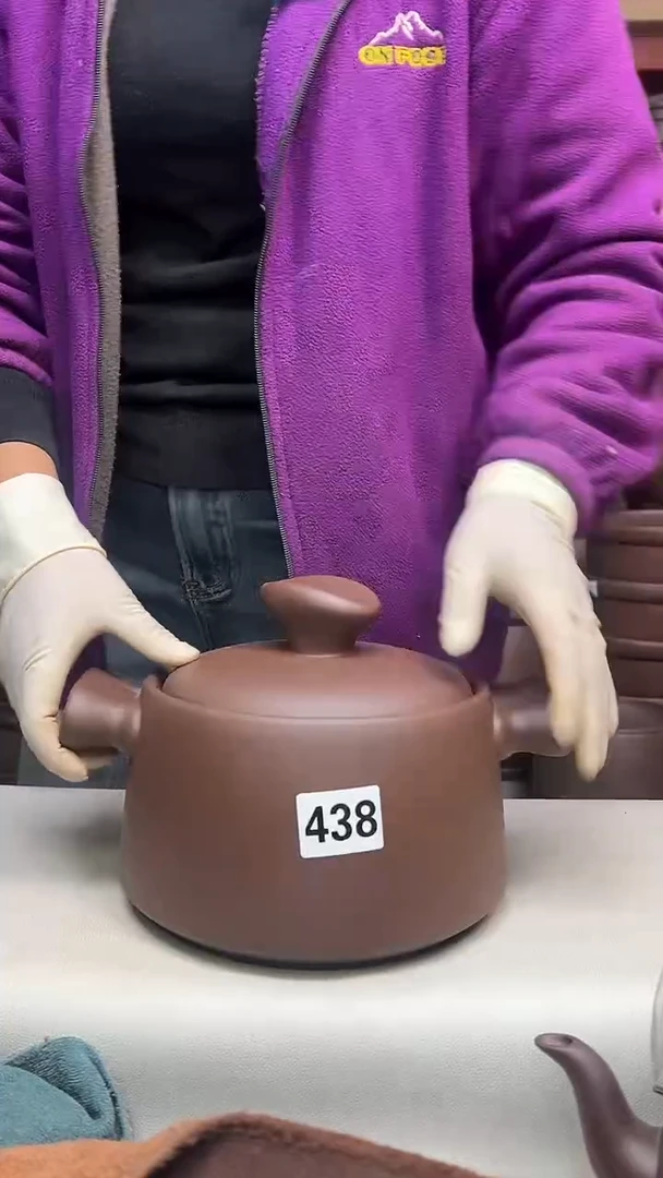 宜兴紫砂微瑕3升元宝款438