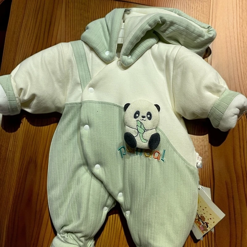 婴儿幼新生儿加绒款保暖外套