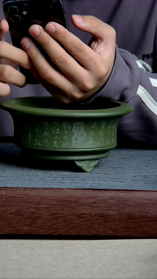 紫砂花盆13*6内径尺寸