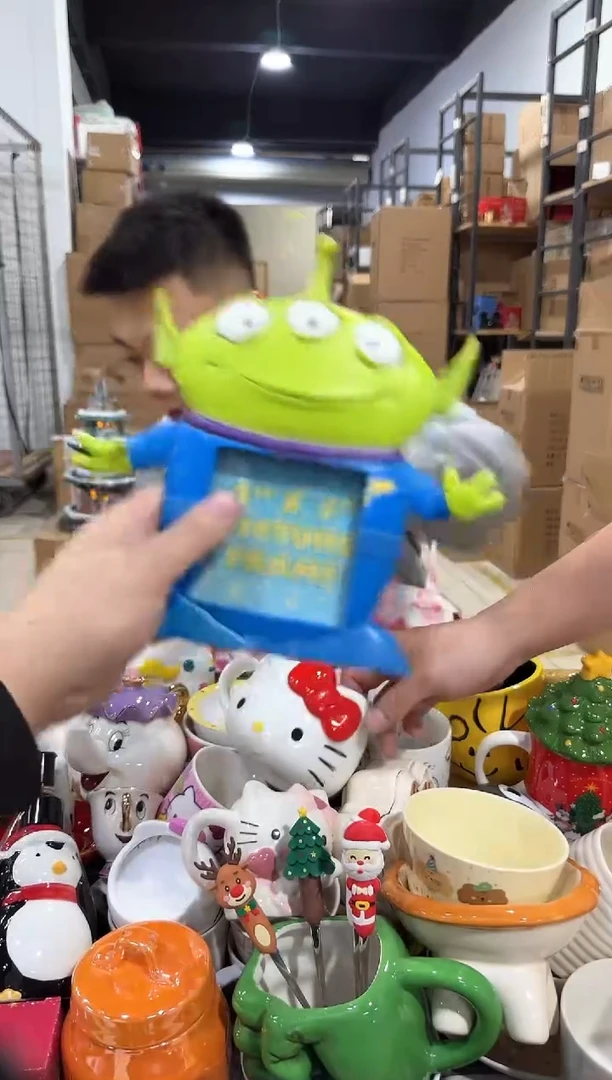 瓷片三眼仔相框