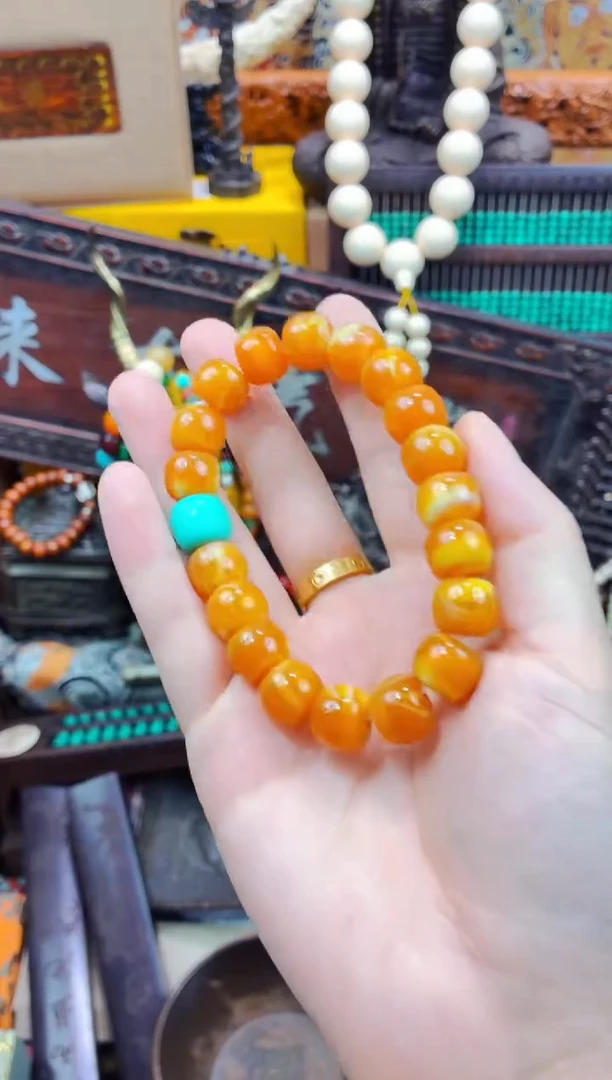 未镶嵌蜜蜡裸石宗起祥瑞直播推荐