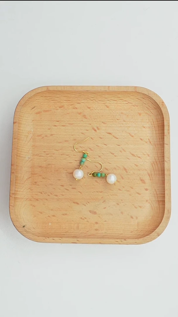 未镶嵌耳饰淡水珍珠发货一件