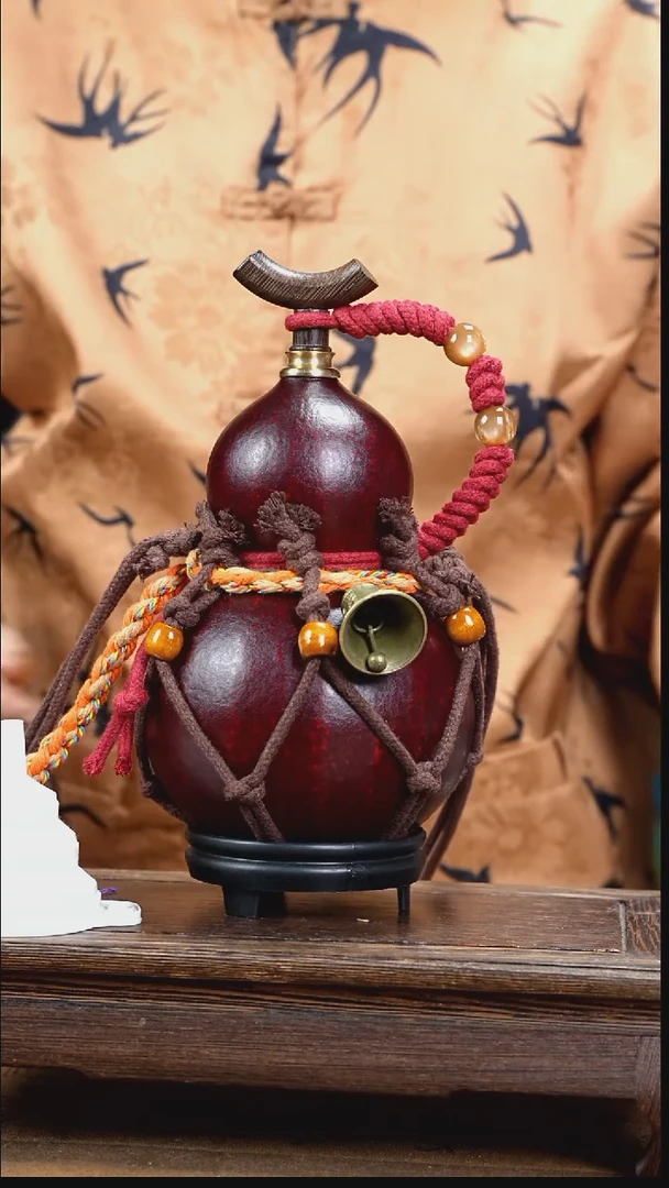 WL074网兜款大漆款酒葫芦（现货现发）