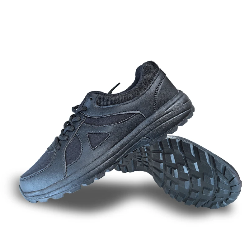 役前训练鞋子户外黑色低帮休闲夏季超轻耐磨加碳板气垫训练武款鞋