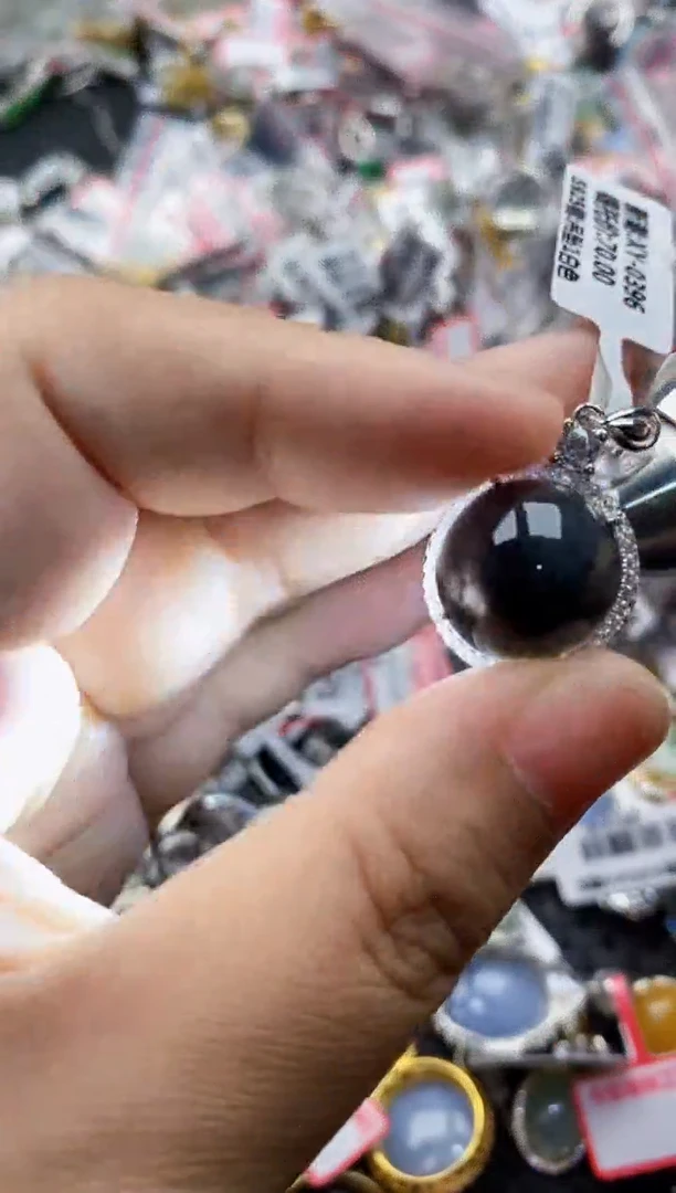 翡翠戒指银S925镶嵌5555555    4