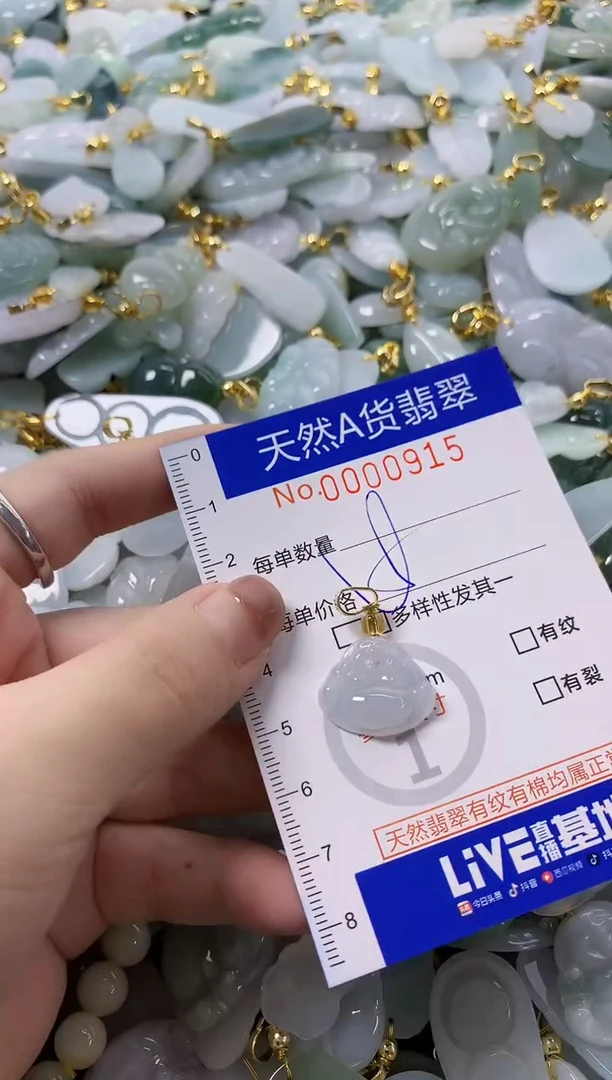 颈饰未镶嵌翡翠天然A货翡翠
