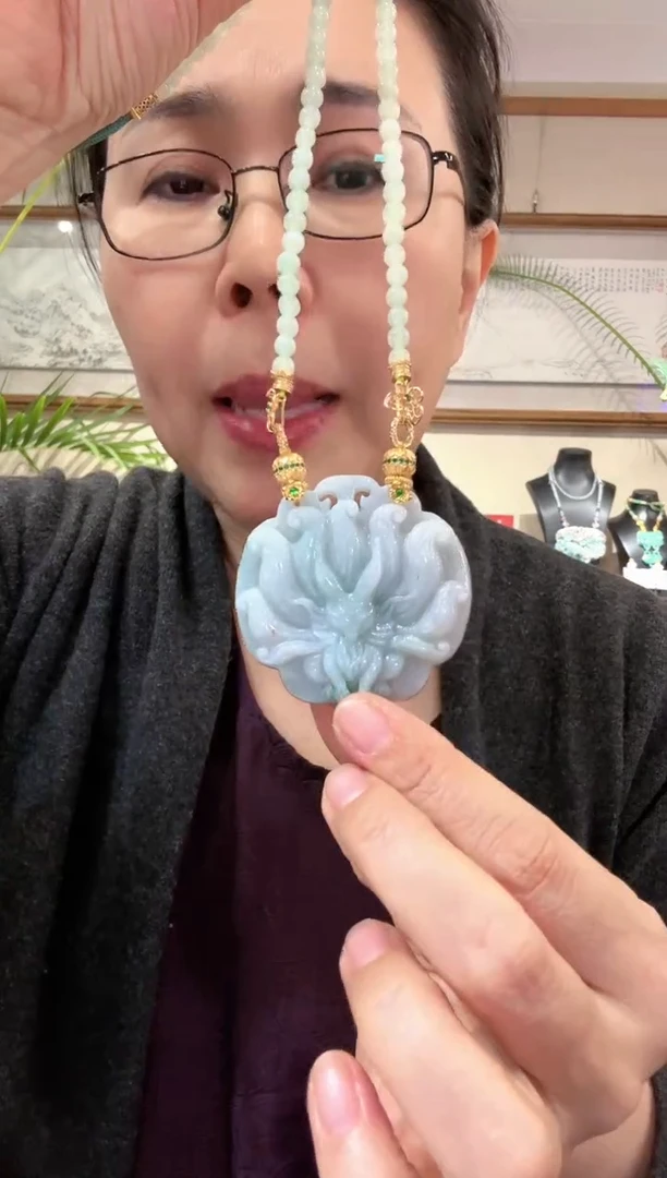 【闪购商品】翡翠颈饰未镶嵌国风