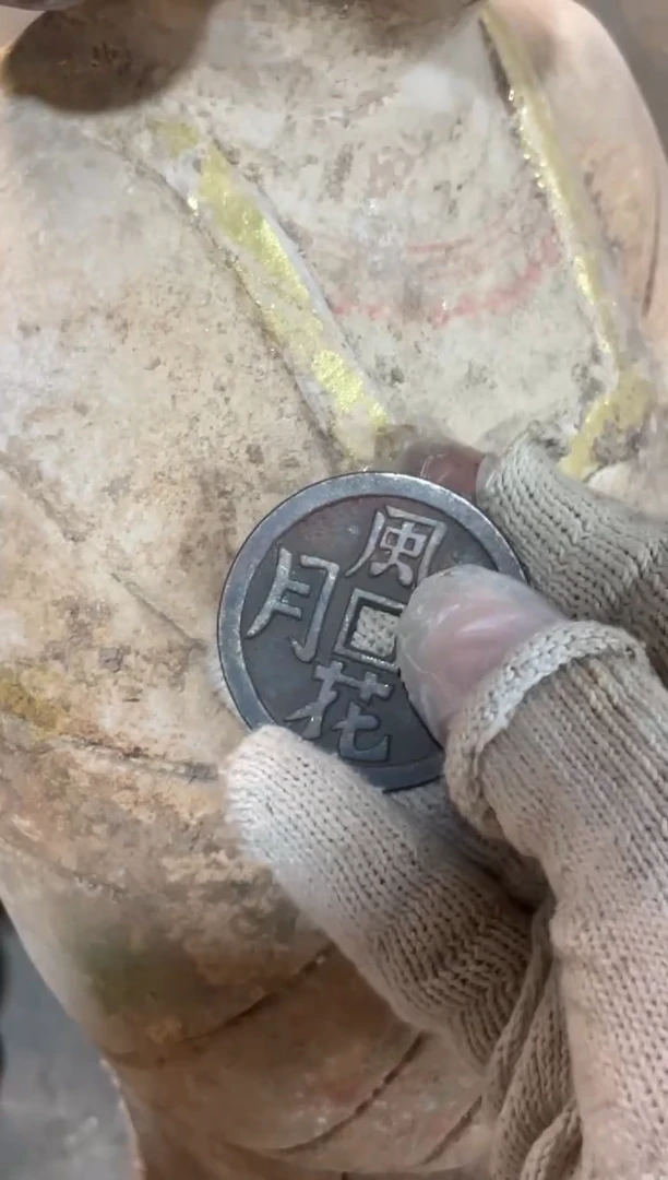 瓷片手工，手绘，陶瓷