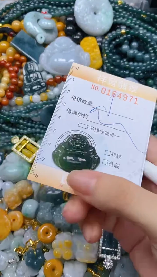 翡翠未镶嵌颈饰闪购0164971多样性发其一