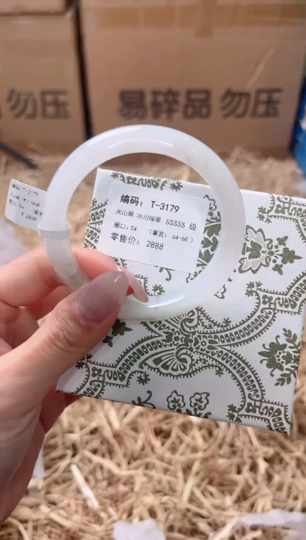 未镶嵌手镯石英质玉T-3179