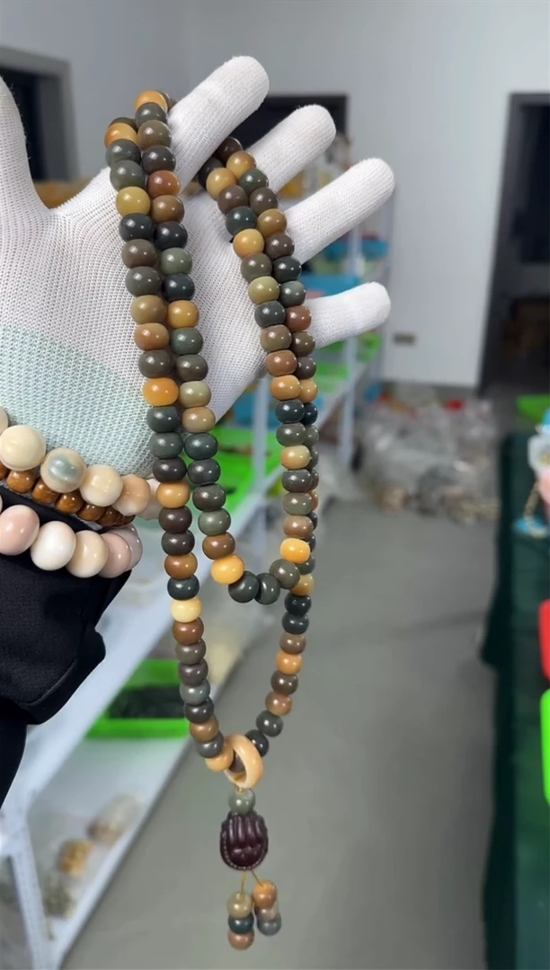 【闪购商品】白玉菩提手串敦煌问天108