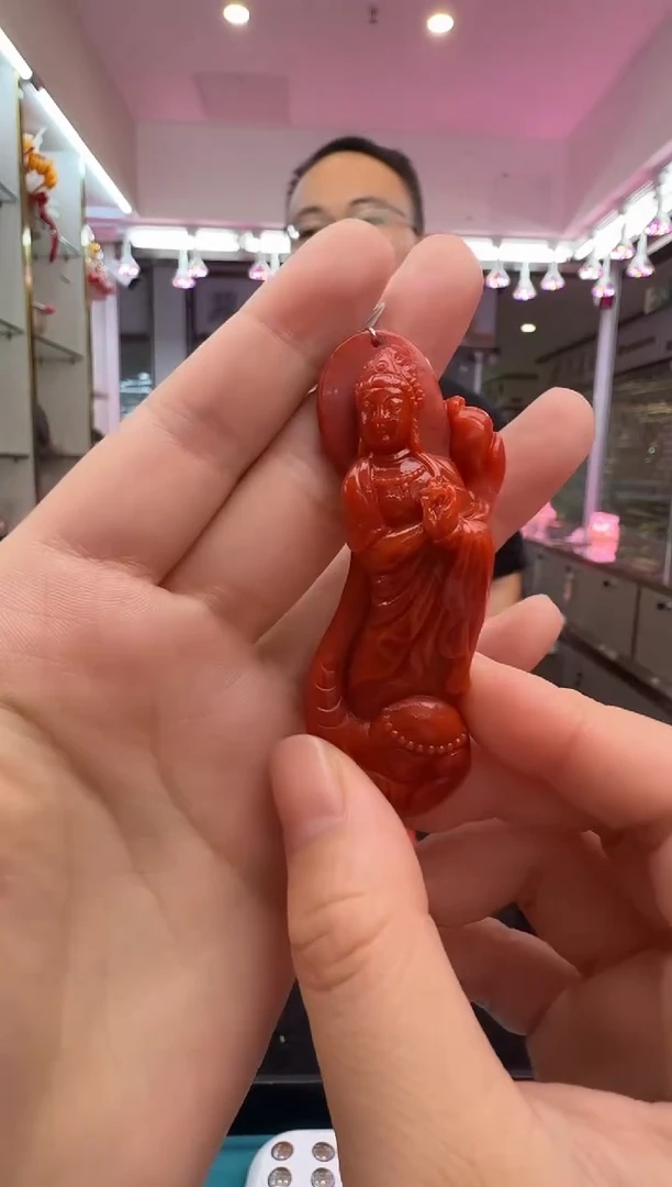 未镶嵌雕刻南红玛瑙072ZB1107产品一个